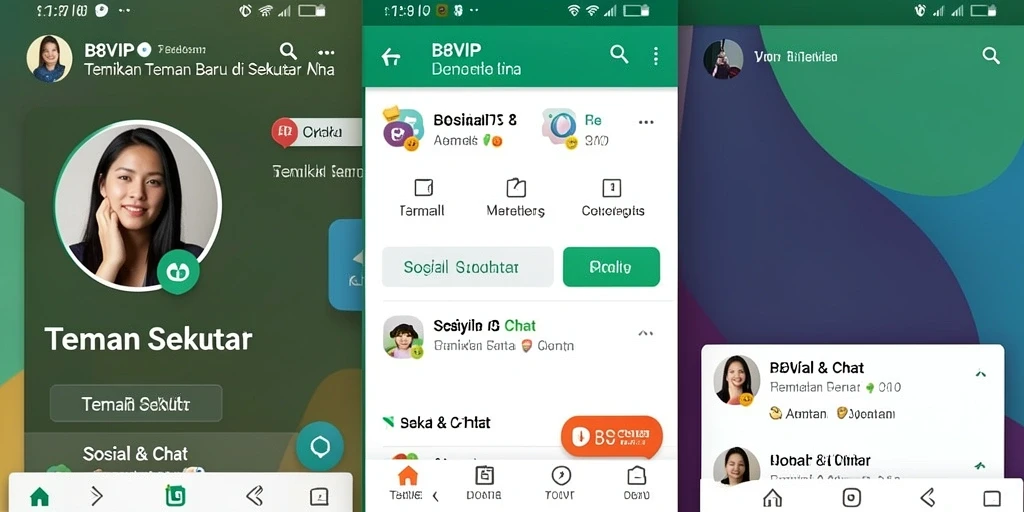Tampilan antarmuka B8VIP yang user-friendly dan menarik.
