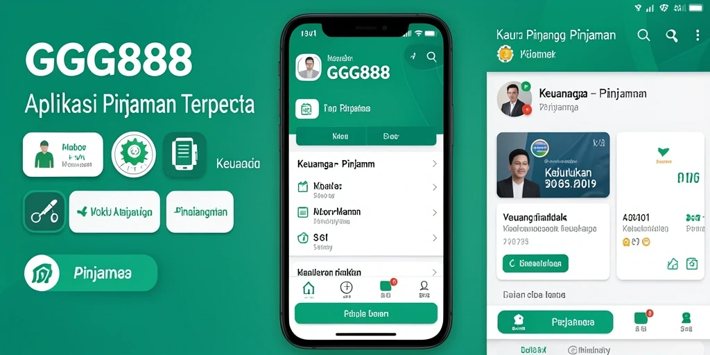 Tampilan antarmuka aplikasi GGG888 yang mudah digunakan untuk pinjaman.