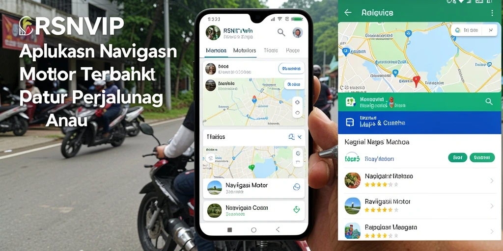 Tampilan antarmuka RSNVIP yang sederhana dan informatif.