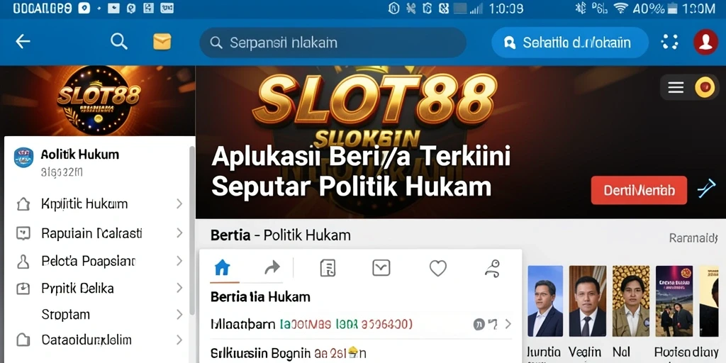 Tampilan antarmuka pengguna SLOT88 yang sederhana dan fungsional.